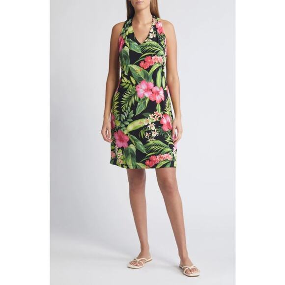 Tommy Bahama Dresses & Skirts - NWT Tommy Bahama Sandy Grand Villa Halter Dress Womens M Multicolor Floral Print